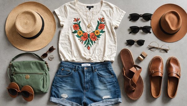 Inspiration de tenue : ensemble de mode décontractée estivale